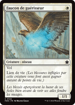 Faucon de guérisseur - Fondations de Magic: The Gathering