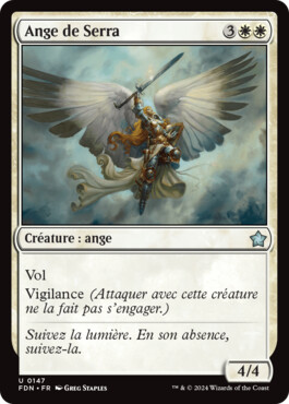 Ange de Serra - Fondations de Magic: The Gathering