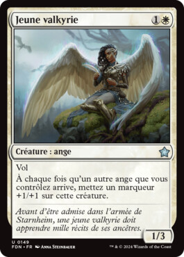 Jeune valkyrie - Fondations de Magic: The Gathering