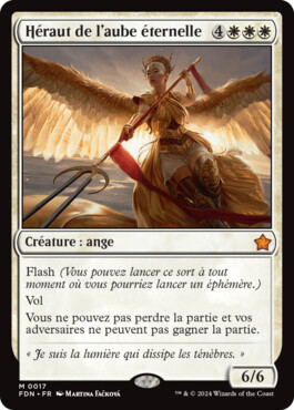 Héraut de l'aube éternelle - Fondations de Magic: The Gathering