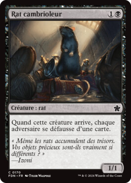 Rat cambrioleur - Fondations de Magic: The Gathering