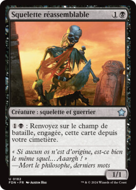 Squelette réassemblable - Fondations de Magic: The Gathering