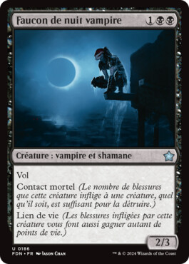 Faucon de nuit vampire - Fondations de Magic: The Gathering