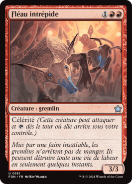 Fléau intrépide - Fondations de Magic: The Gathering