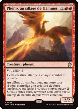 Phénix au sillage de flammes - Fondations de Magic: The Gathering