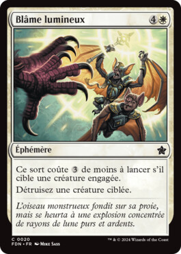 Blâme lumineux - Fondations de Magic: The Gathering