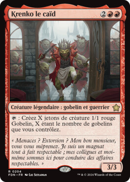 Krenko le caïd - Fondations de Magic: The Gathering