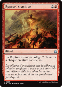 Rupture sismique - Fondations de Magic: The Gathering