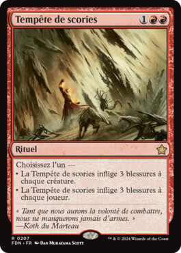 Tempête de scories - Fondations de Magic: The Gathering