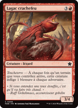 Lagac crachefeu - Fondations de Magic: The Gathering