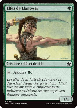 Elfes de Llanowar - Fondations de Magic: The Gathering