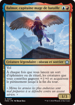 Balmor, capitaine mage de bataille - Fondations de Magic: The Gathering