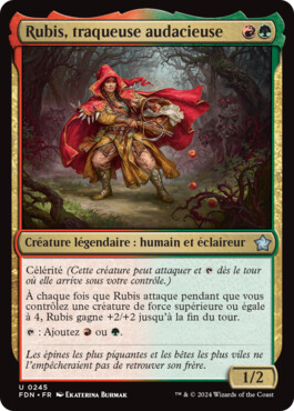 Rubis, traqueuse audacieuse - Fondations de Magic: The Gathering