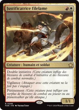 Justificatrice filelame - Fondations de Magic: The Gathering