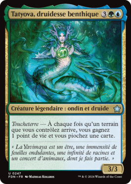 Tatyova, druidesse benthique - Fondations de Magic: The Gathering