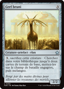 Cerf bruni - Fondations de Magic: The Gathering