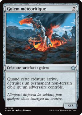 Golem météoritique - Fondations de Magic: The Gathering