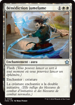 Bénédiction jumelame - Fondations de Magic: The Gathering