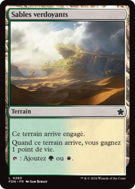 Sables verdoyants - Fondations de Magic: The Gathering