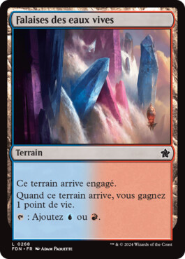 Falaises des eaux vives - Fondations de Magic: The Gathering