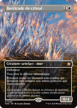 Barricade de cristal - Fondations de Magic: The Gathering