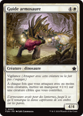 Guide armosaure - Fondations de Magic: The Gathering