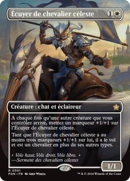 Écuyer de chevalier céleste - Fondations de Magic: The Gathering