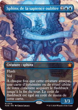 Sphinx de la sapience oubliée - Fondations de Magic: The Gathering