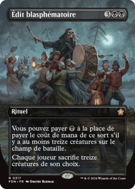 Édit blasphématoire - Fondations de Magic: The Gathering