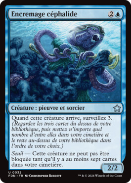 Encremage céphalide - Fondations de Magic: The Gathering