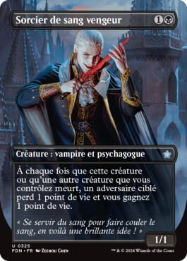 Sorcier de sang vengeur - Fondations de Magic: The Gathering