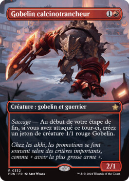 Gobelin calcinotrancheur - Fondations de Magic: The Gathering