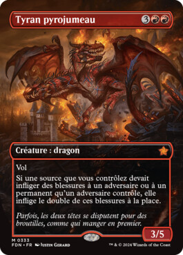 Tyran pyrojumeau - Fondations de Magic: The Gathering