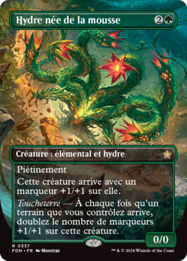 Hydre née de la mousse - Fondations de Magic: The Gathering