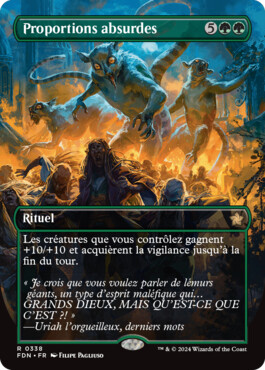 Proportions absurdes - Fondations de Magic: The Gathering