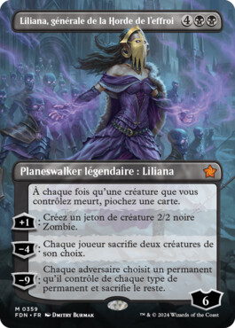 Liliana, générale de la Horde de l'effroi - Fondations de Magic: The Gathering