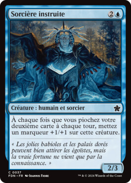 Sorcière instruite - Fondations de Magic: The Gathering