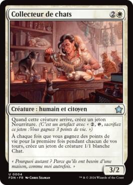 Collecteur de chats - Fondations de Magic: The Gathering