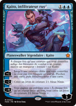 Kaito, infiltrateur rusé - Fondations de Magic: The Gathering