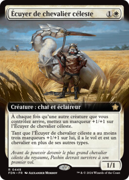 Écuyer de chevalier céleste - Fondations de Magic: The Gathering