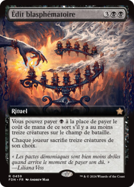 Édit blasphématoire - Fondations de Magic: The Gathering