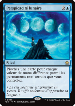 Perspicacité lunaire - Fondations de Magic: The Gathering