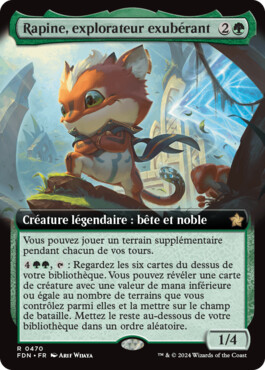 Rapine, explorateur exubérant - Fondations de Magic: The Gathering