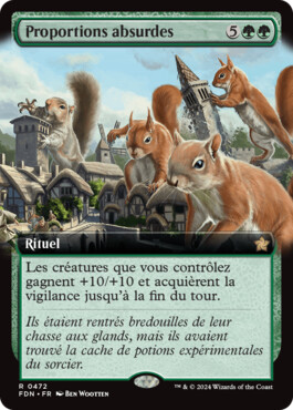 Proportions absurdes - Fondations de Magic: The Gathering