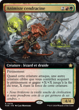 Animiste cendracine - Fondations de Magic: The Gathering