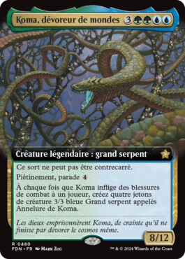 Koma, dévoreur de mondes - Fondations de Magic: The Gathering