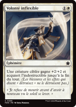 Volonté inflexible - Fondations de Magic: The Gathering