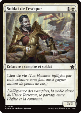 Soldat de l'évêque - Fondations de Magic: The Gathering