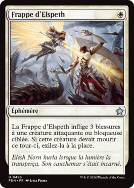 Frappe d'Elspeth - Fondations de Magic: The Gathering