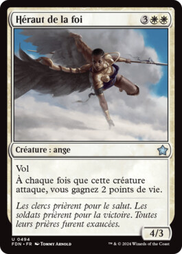 Héraut de la foi - Fondations de Magic: The Gathering